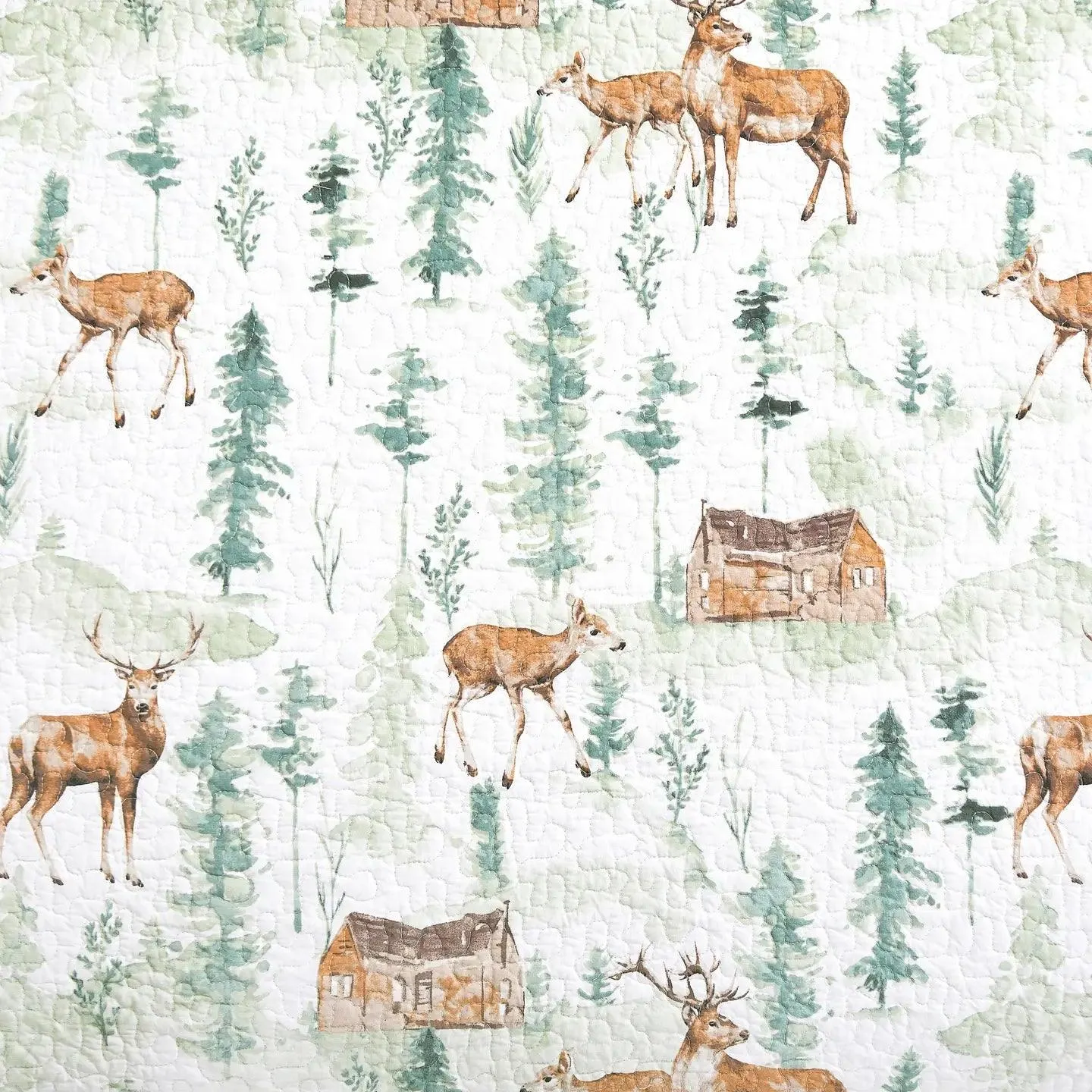 Cabin in The Woods Quilt Set