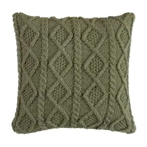 Cable Knit Throw Pillow in Sage storage cart, utility cart