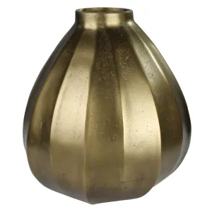 Calabaza Vase, Brass Vase,Ceramic Vase