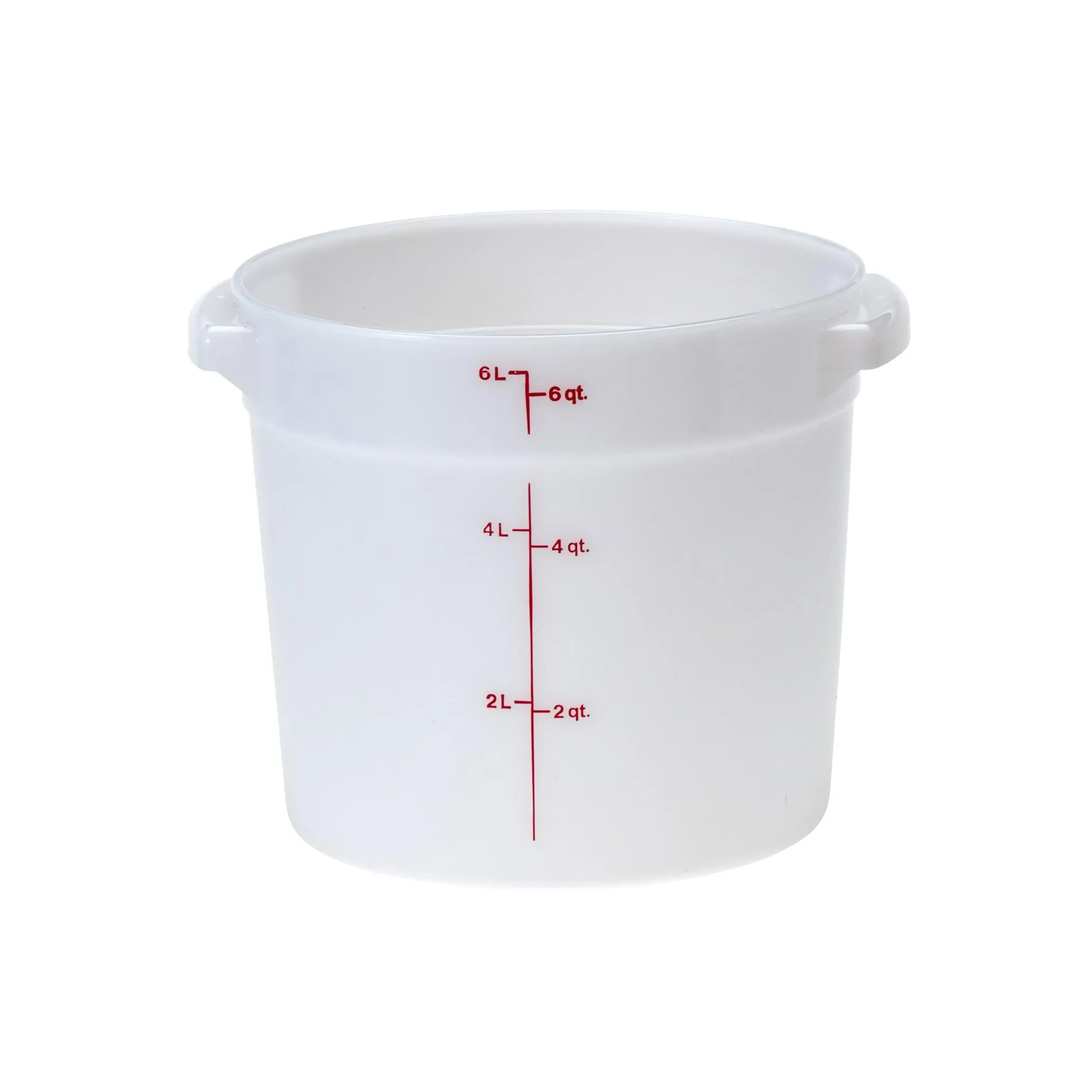 Cambro RFS6-148, 6 Qt Round Food Storage Container, White Figurines,Home Decor Statues