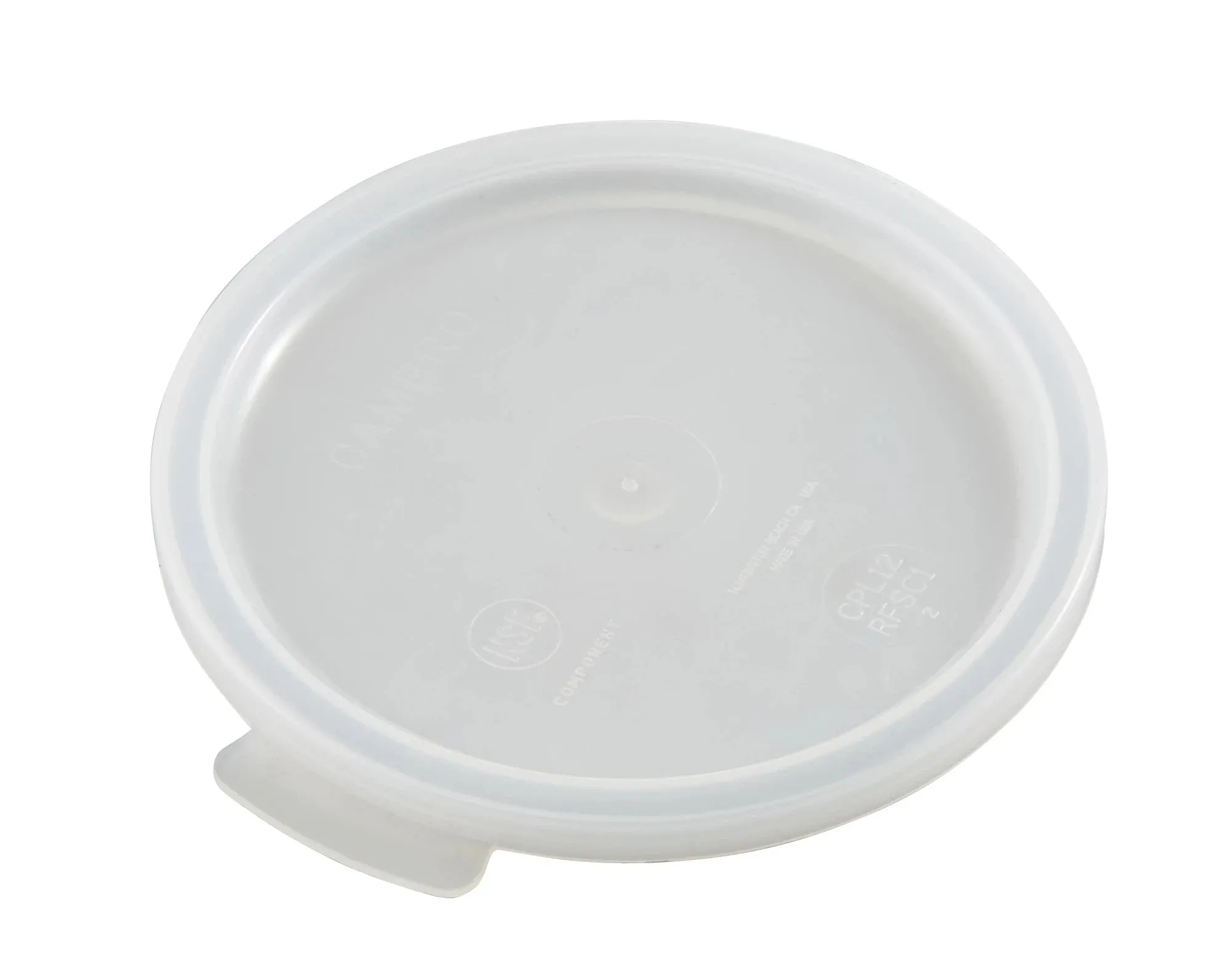 Cambro RFSC6 Round Storage Container Cover for 6 & 8 Qt Containers