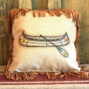 Canoe Throw Pillow storage cart, utility cart