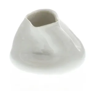 Canyon Ceramic Vase - Sm - Fancy White Vase,Ceramic Vase