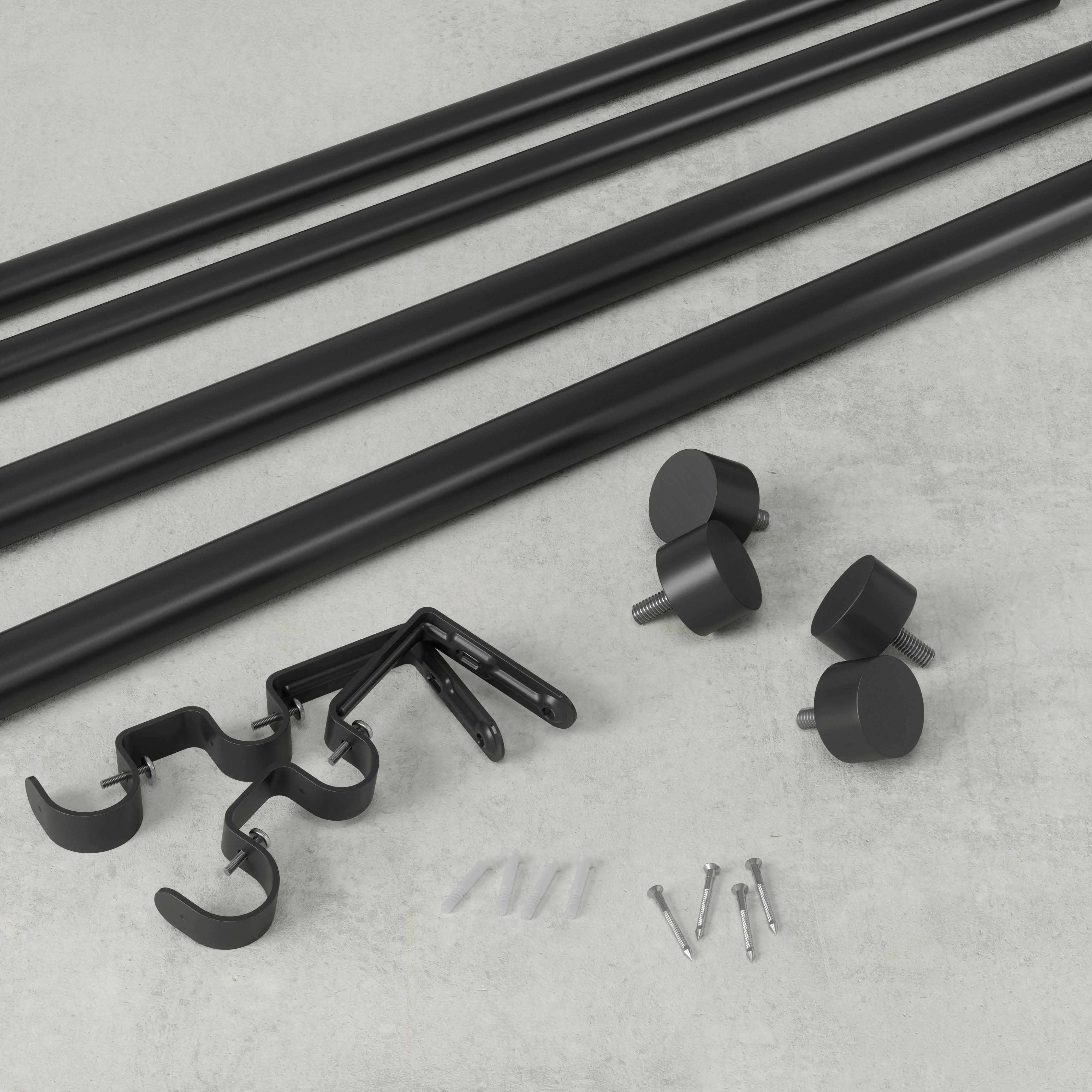 Cappa Expandable Double Curtain Rod
