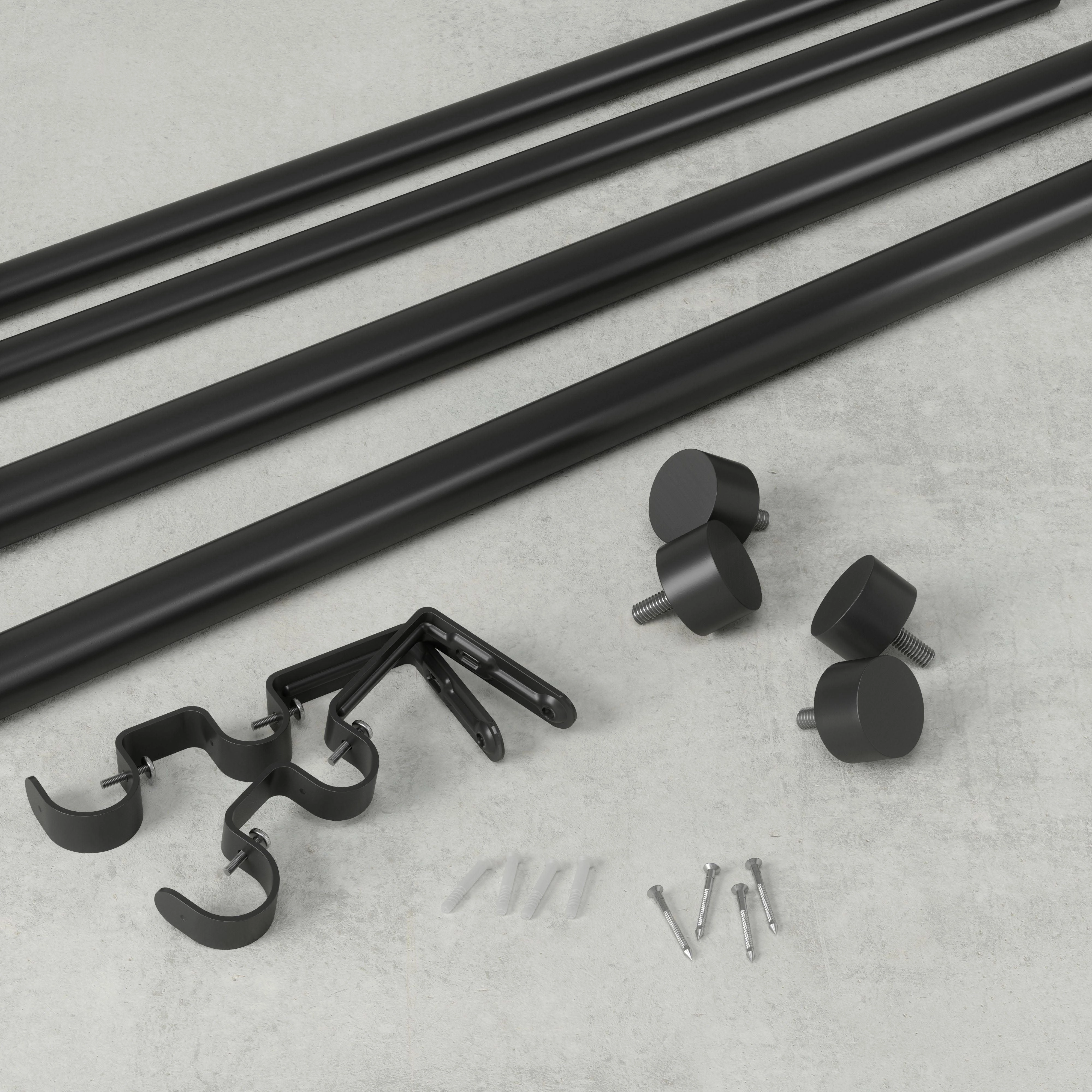 Cappa Expandable Double Curtain Rod