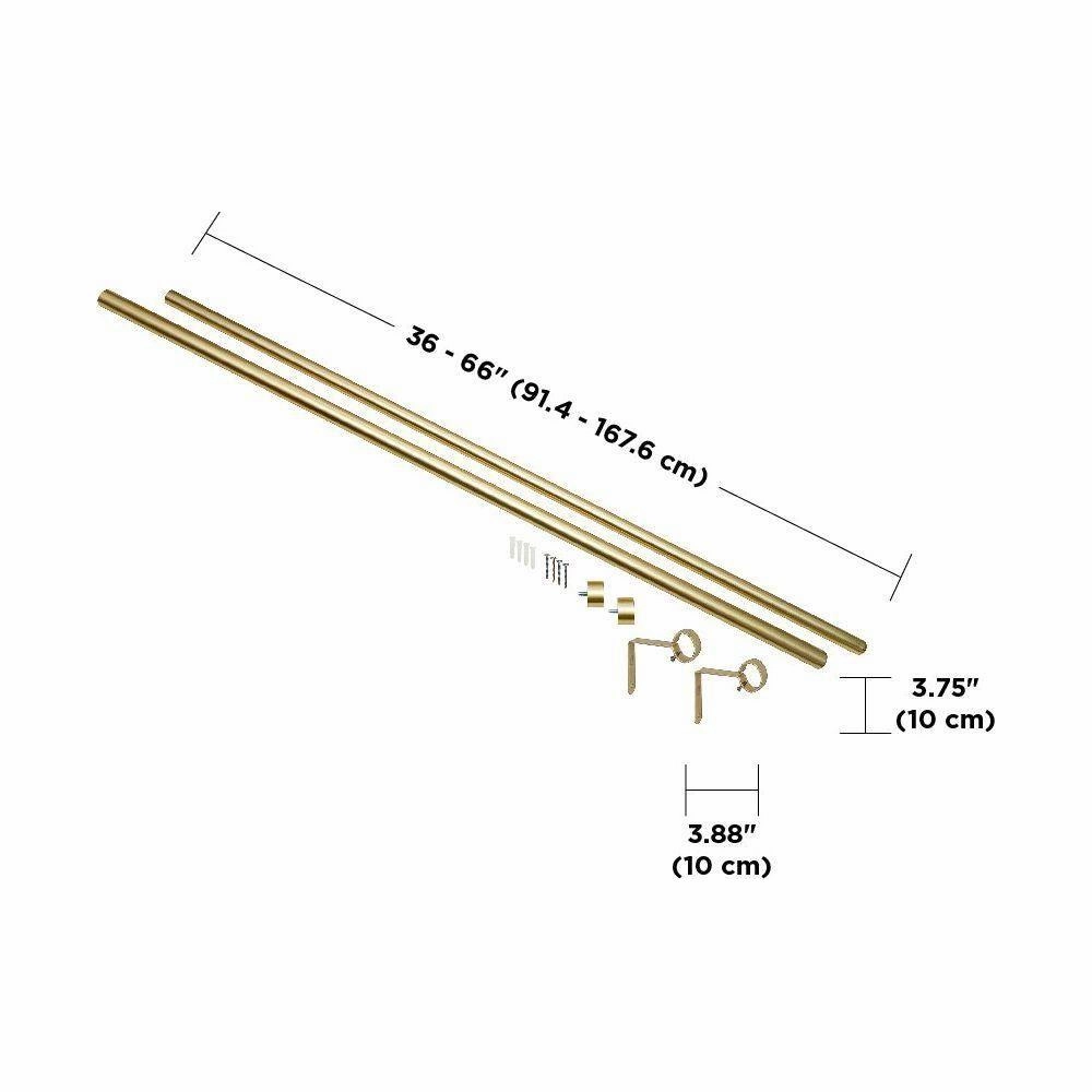 Cappa Expandable Single Curtain Rod