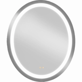 Captarent 30" x 36" Oval LED Mirror Mirrors,large decorative mirror