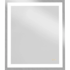 Captarent 36" x 42" Rectangular LED Mirror Wall Decor,modern wall decor set