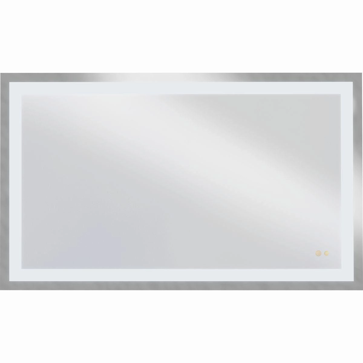 Captarent 60" x 36" Rectangular LED Mirror Wall Decor,modern wall decor set