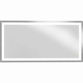 Captarent 72" x 36" Rectangular LED Mirror Wall Decor,modern wall decor set