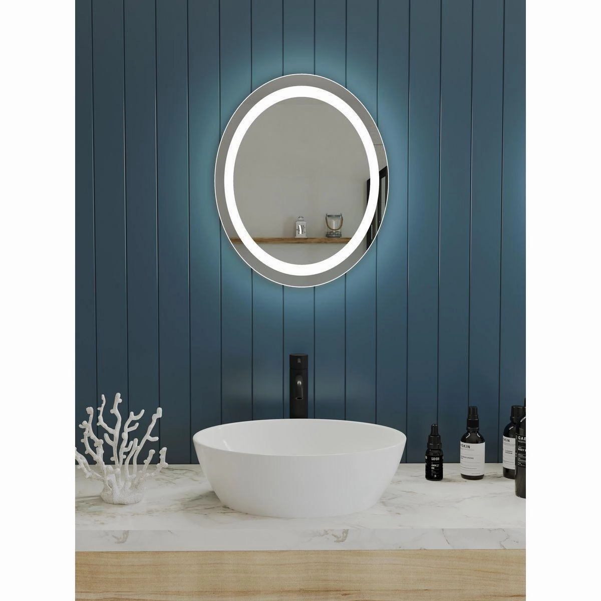 Captarent LED 1-Light LED Mirror