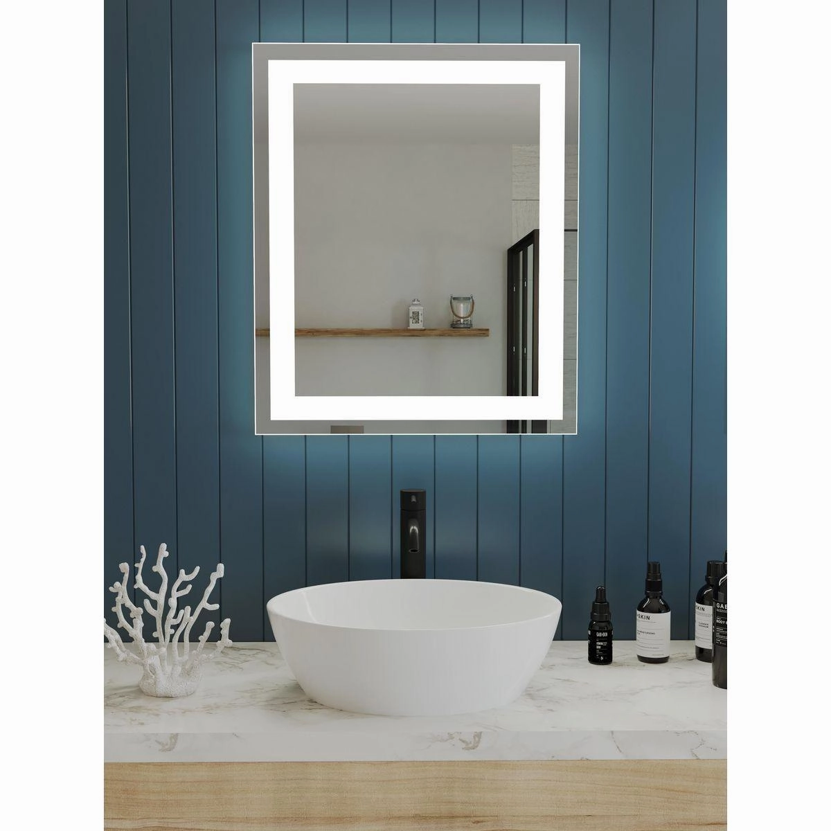 Captarent LED 1-Light LED Mirror