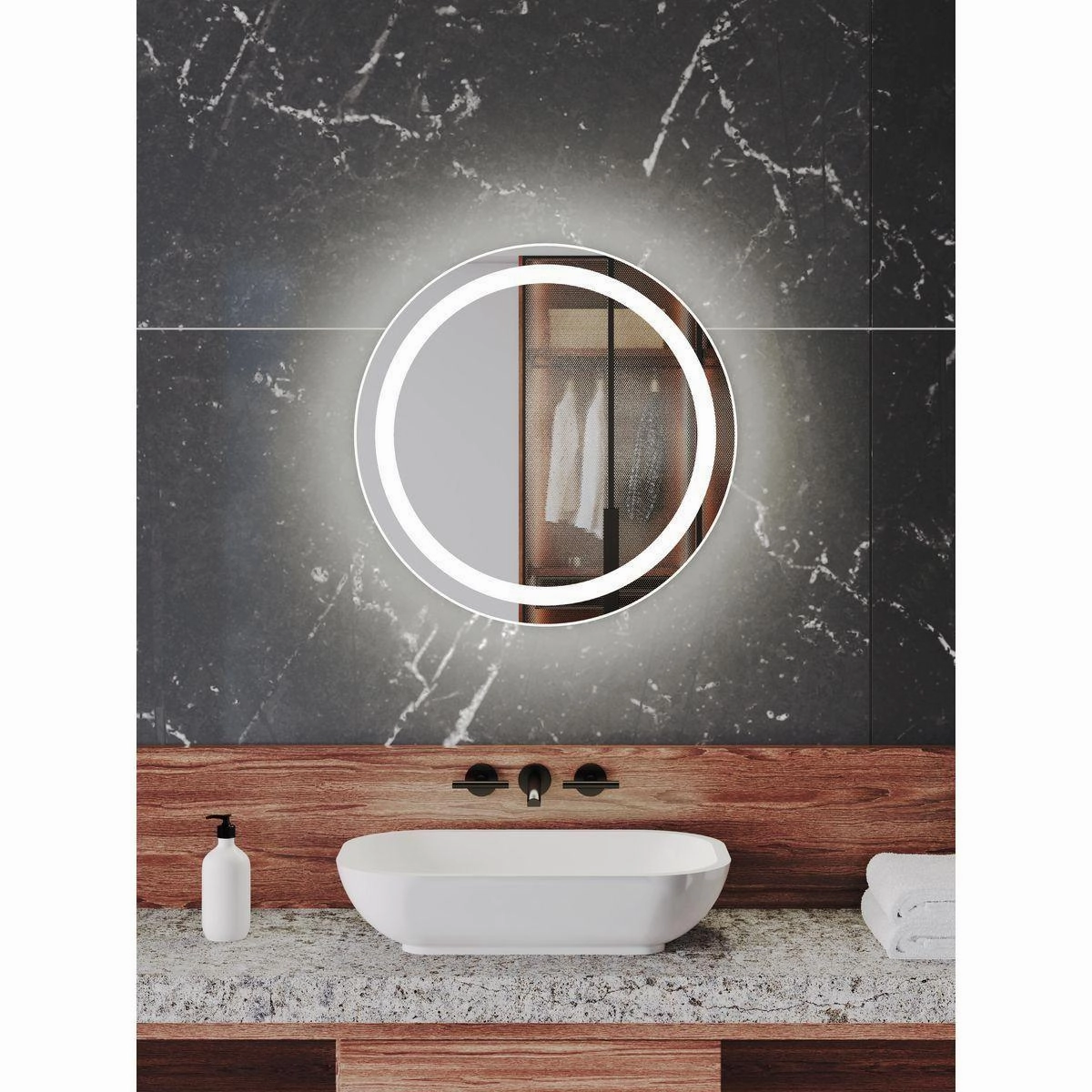 Captarent LED 1-Light LED Mirror