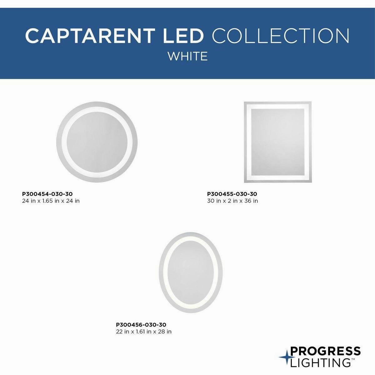 Captarent LED 1-Light LED Mirror