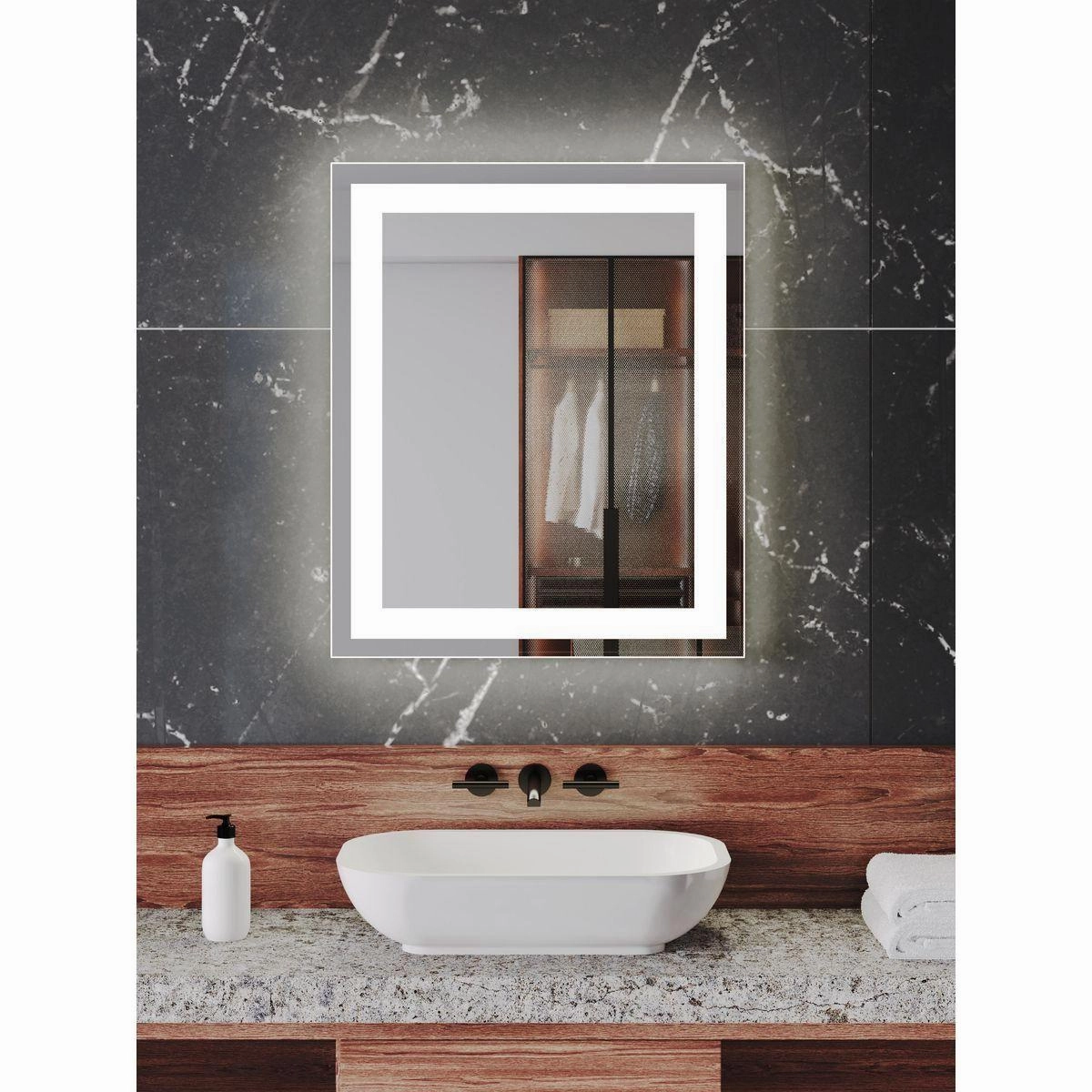 Captarent LED 1-Light LED Mirror