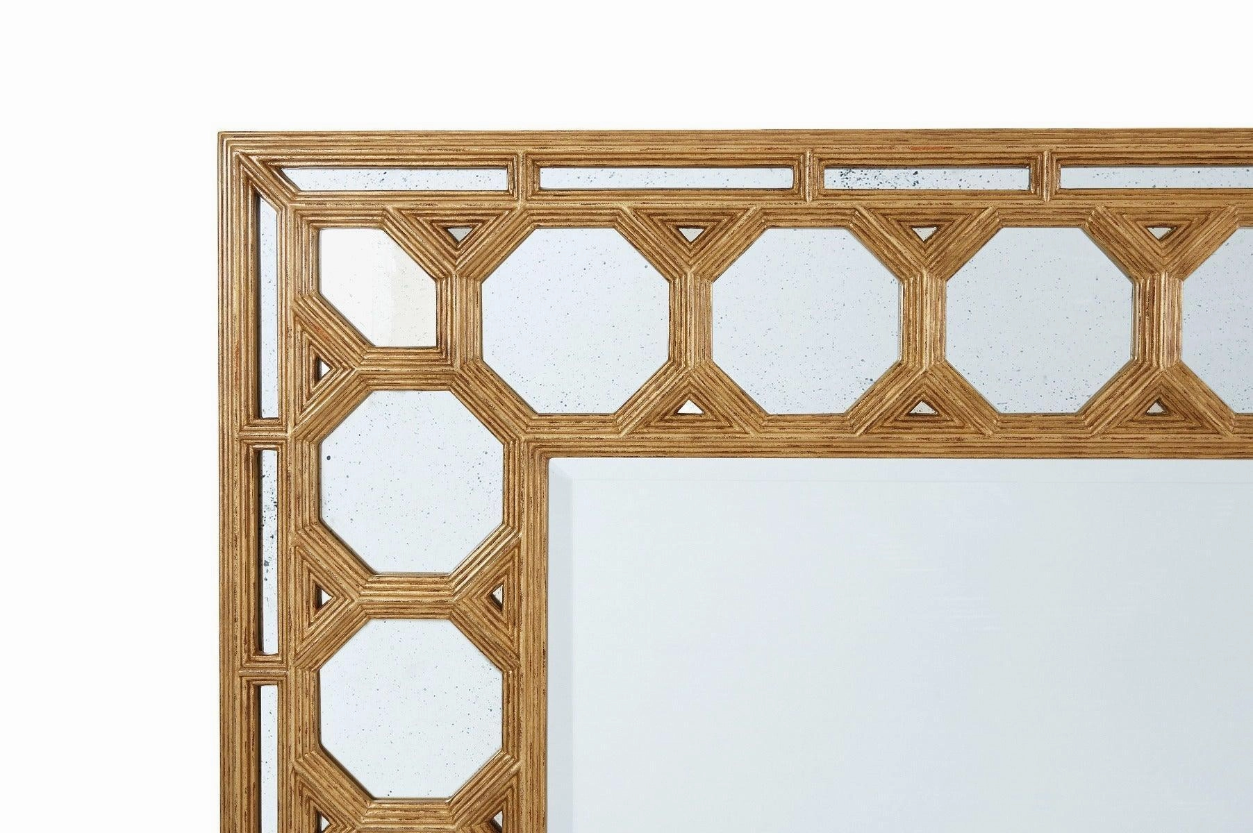 Carmen Rectangular Beveled-Edge Wall Mirror, Available in a Variety of Finishes