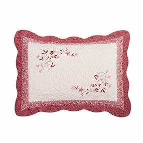 Caroline Embroidered Pillow Sham pillowcases,cotton pillow covers,bed linen