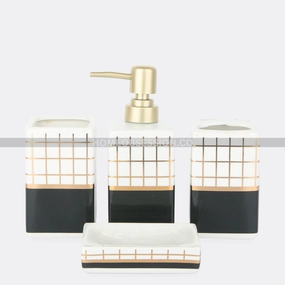 Casket Bath Set Shower Curtain,Waterproof Curtain