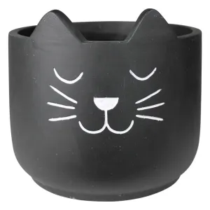 Cat Cachepot, Cement - Lrg Vase,Ceramic Vase