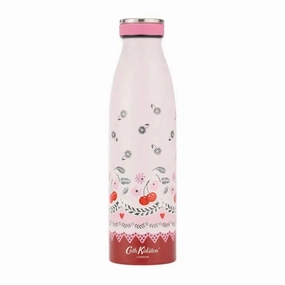 Cath Kidston Cherry White Stainless Steel Bottle 460ML Kitchen,modern kitchen essentials