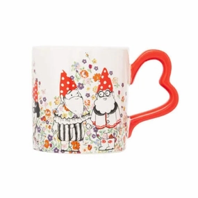 Cath Kidston Gnomes Heart-Shaped Handle Mug Kitchen,modern kitchen essentials