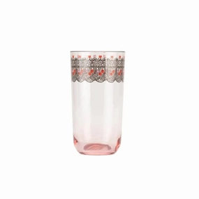 Cath Kidston Picnic Hiball Glass 475ml In Cherry White Kitchen,modern kitchen essentials