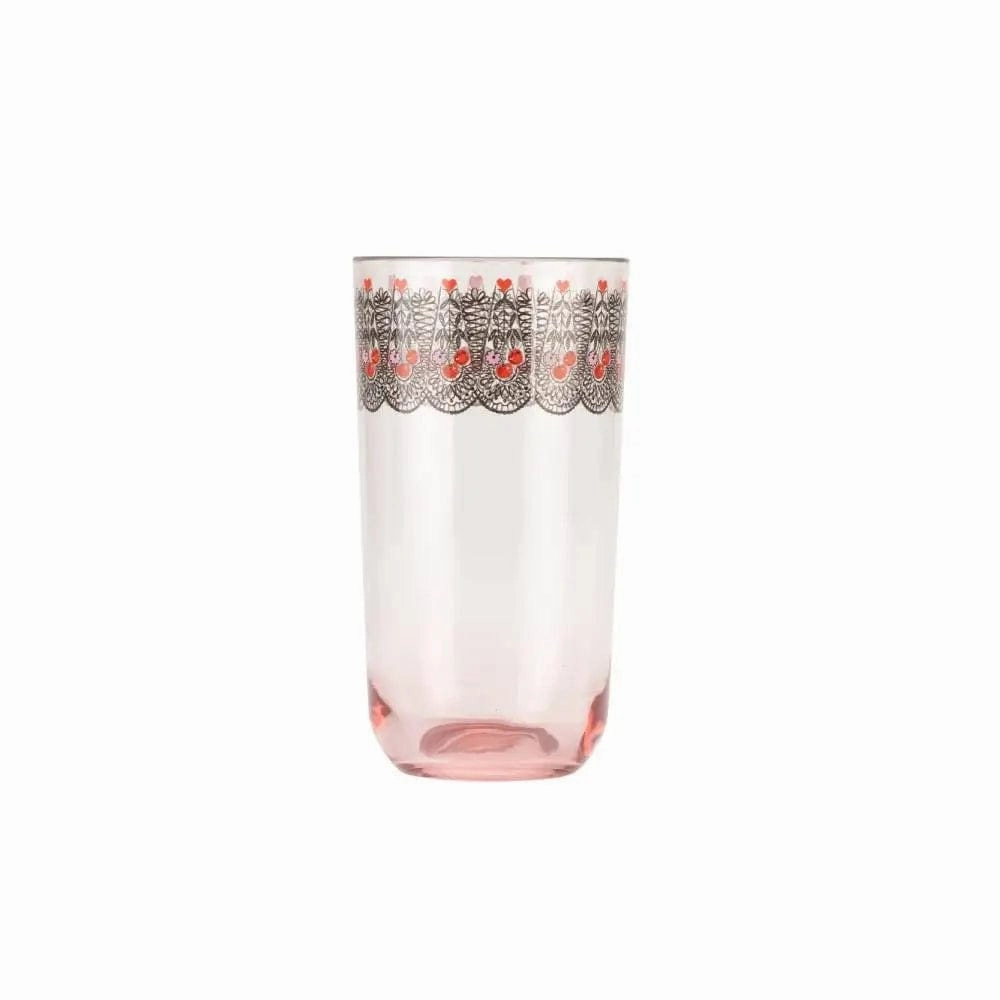 Cath Kidston Picnic Hiball Glass 475ml In Cherry White Kitchen,modern kitchen essentials