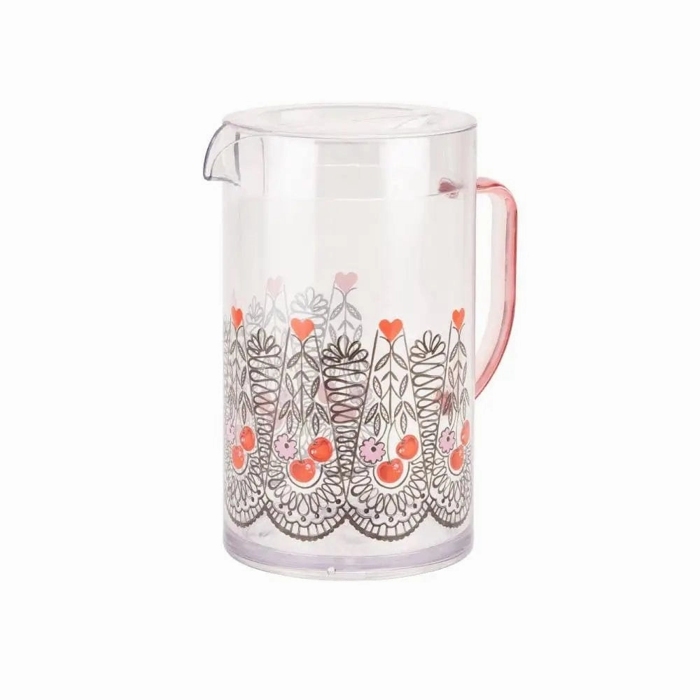 Cath Kidston Picnic Pitcher Jug 2L In Cherry White