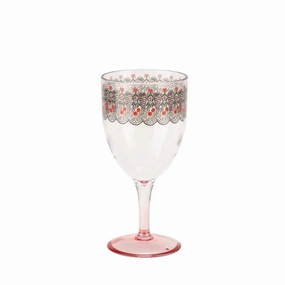 Cath Kidston Picnic Wine Glass 350ml In Cherry White Kitchen,modern kitchen essentials