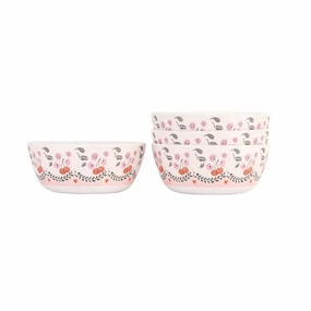 Cath Kidston Set 4 Melamine Cereal Bowl In Cherry White Kitchen,modern kitchen essentials