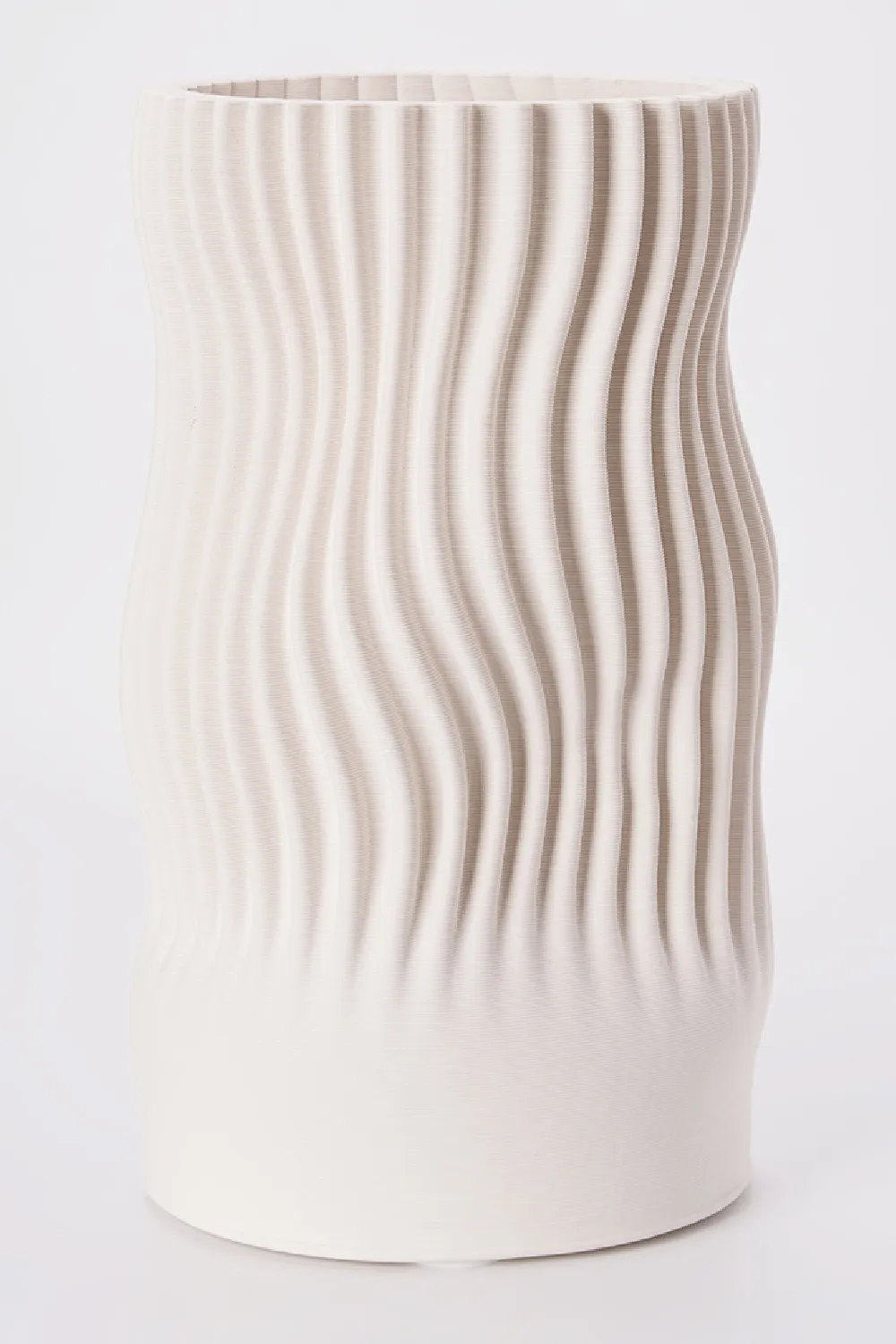 Ceramic Wave-Textured Vase | Liang & Eimil Imera