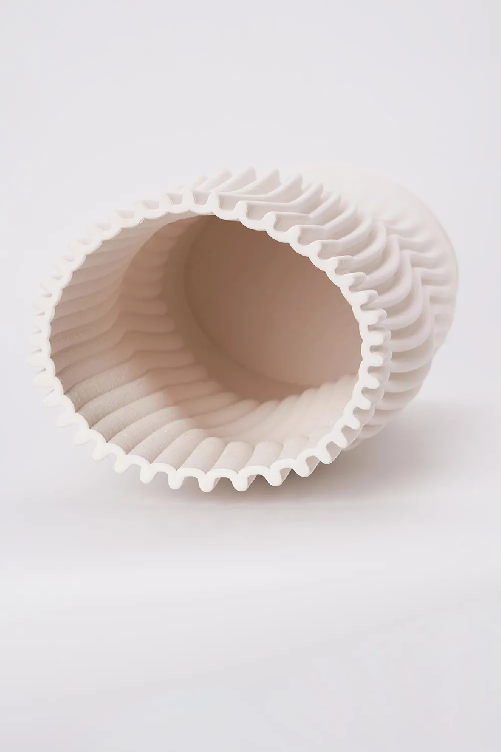 Ceramic Wave-Textured Vase | Liang & Eimil Imera