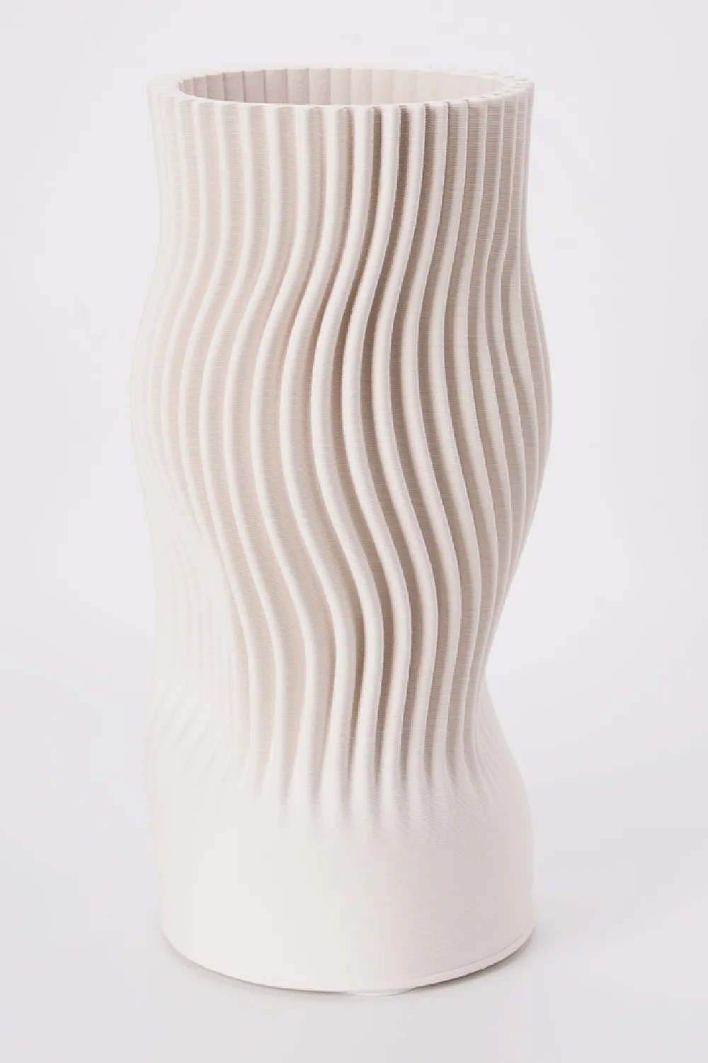 Ceramic Wave-Textured Vase | Liang & Eimil Imera