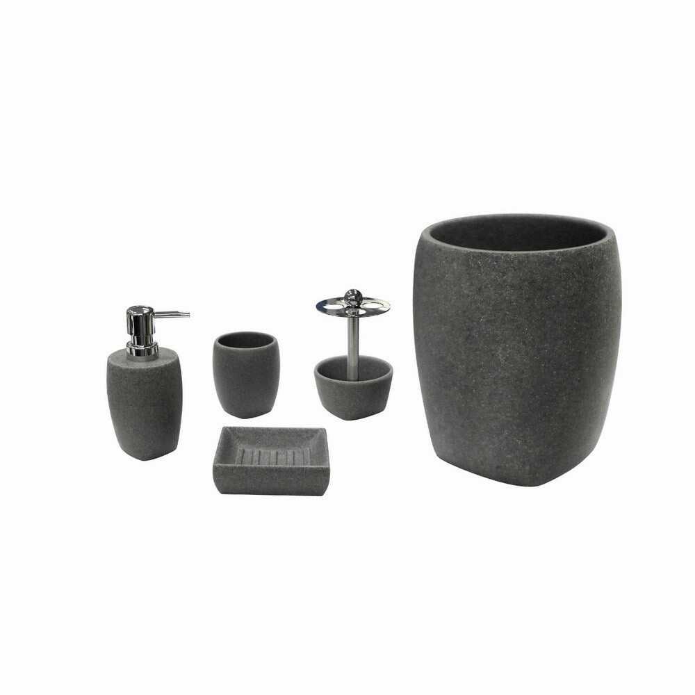 Charcoal Stone Toothbrush Holder