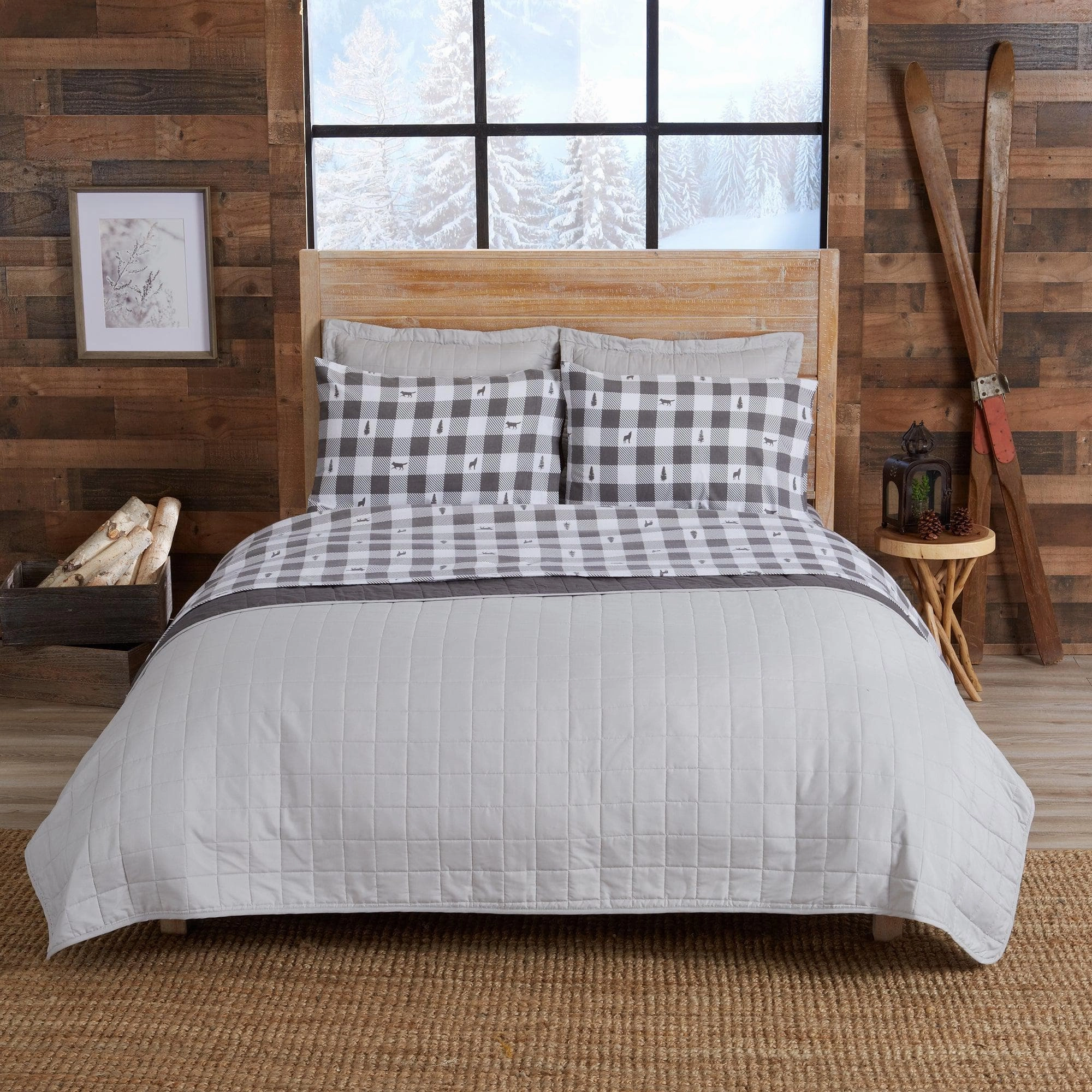 Checkered Lodge Cotton Sheet Set