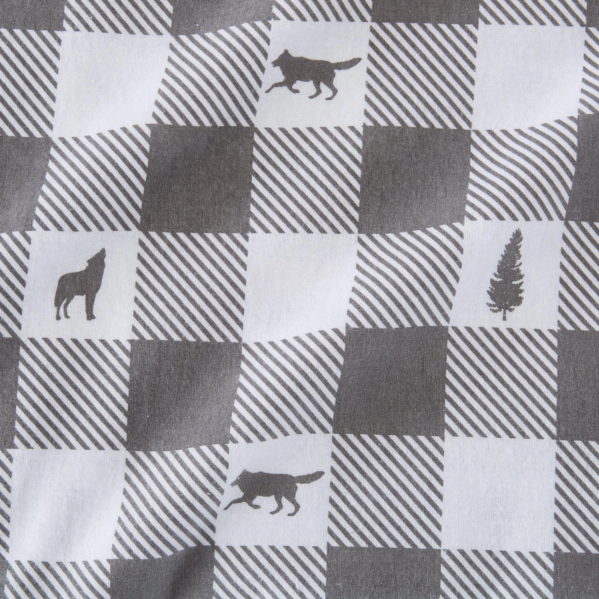 Checkered Lodge Cotton Sheet Set