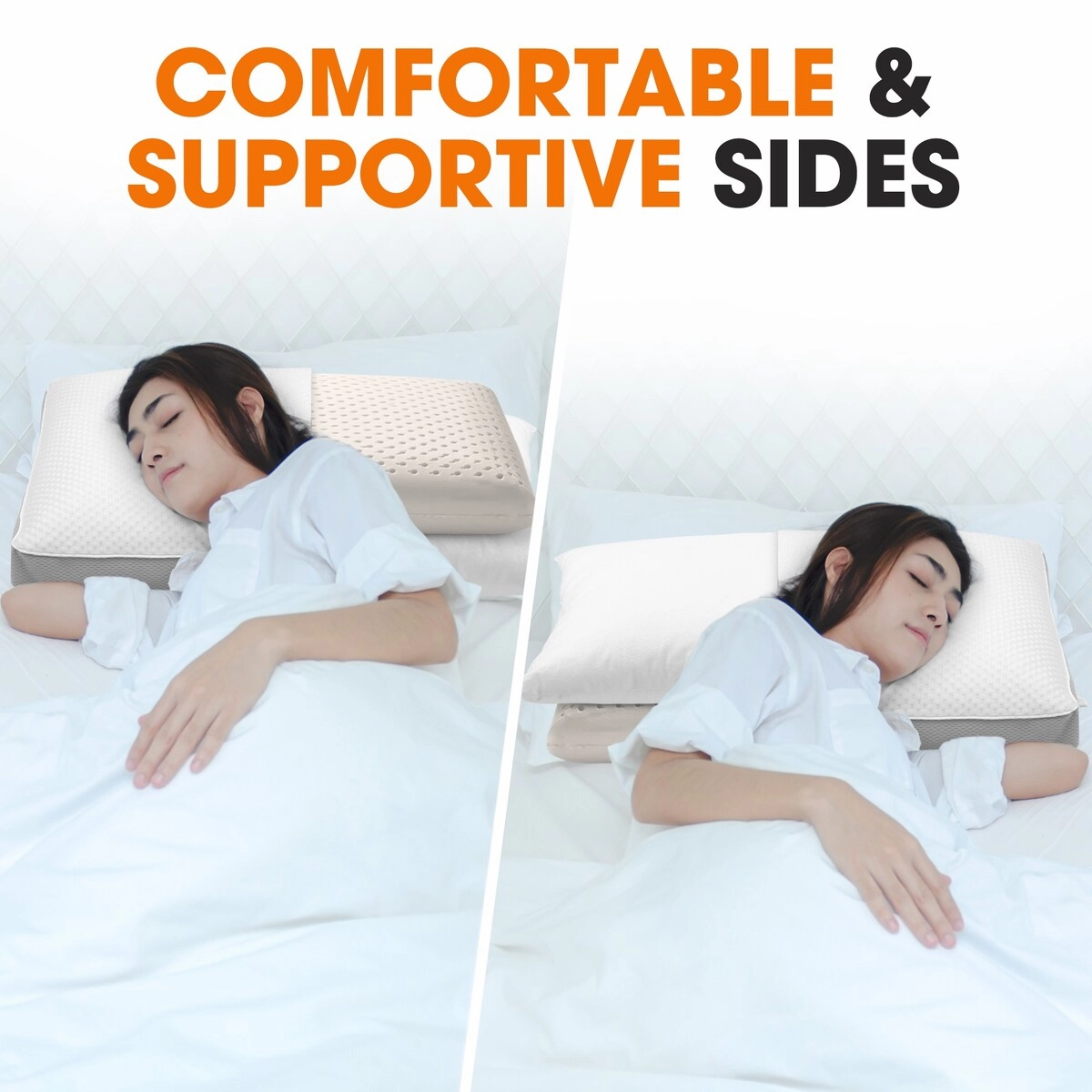 Cheer Collection Dual-Sided Memory Foam Sleeping Bed Pillow