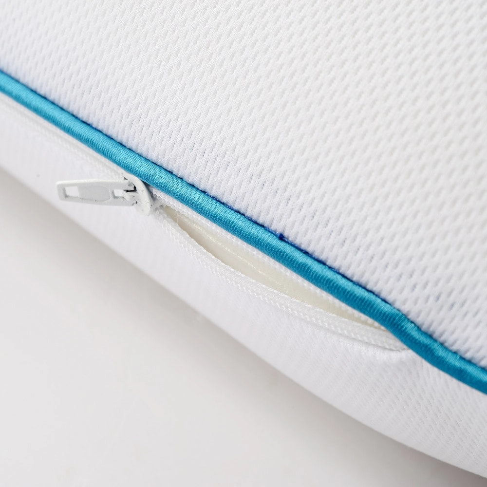 Cheer Collection Memory Foam Pillow with Gel - White