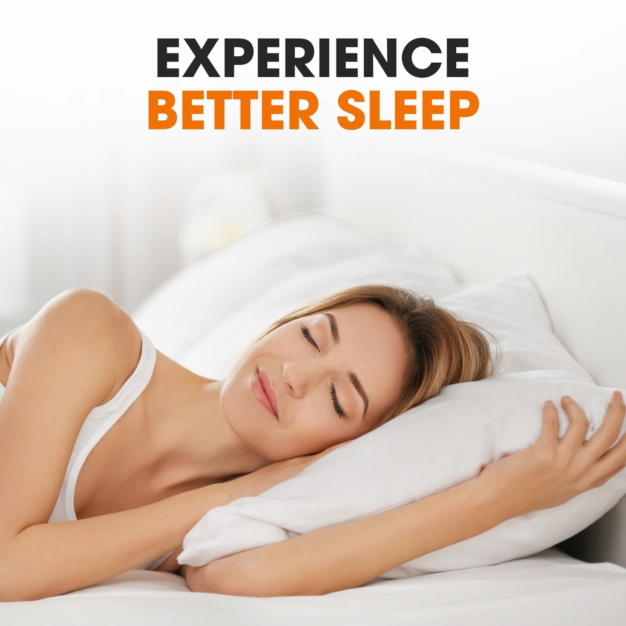 Cheer Collection Soft and Plush White Bed Pillows
