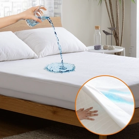 Cheer Collection Tencel Air Flow Waterproof Mattress Protector mattress pads,mattress topper,bed protection