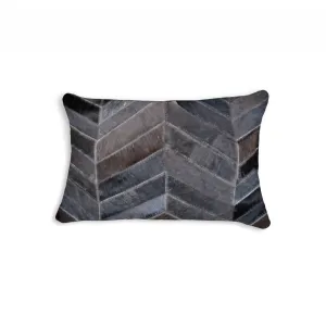 Chevron Patchwork Cowhide Pillow storage cart, utility cart