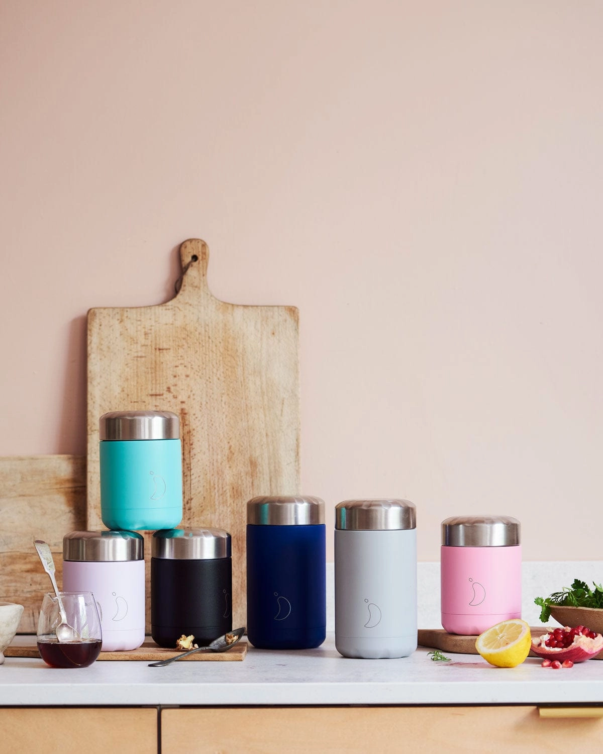 Chilly's Food Pot Matte Blue 500ml