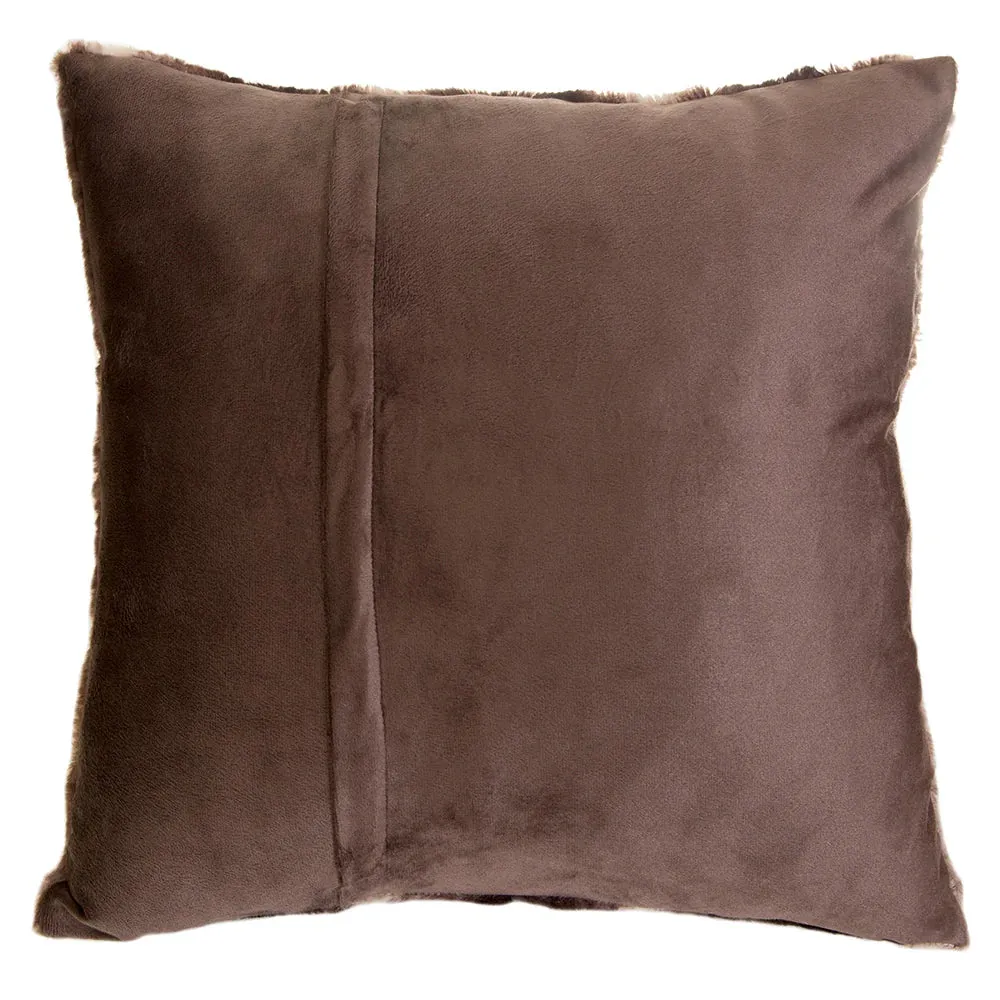 Chinchilla Faux Fur Throw Pillow