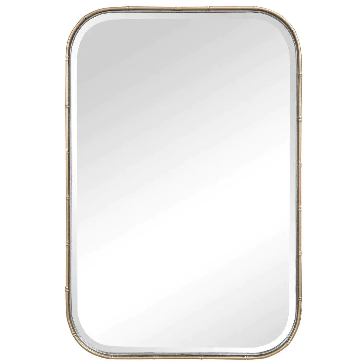 Chinoiserie Style Mirror With Iron Bamboo Design Frame in Antique Gold Leaf Cutting Board,Kitchen Board