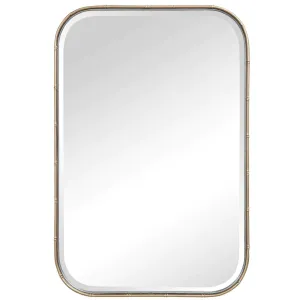 Chinoiserie Style Mirror With Iron Bamboo Design Frame in Antique Gold Leaf Cutting Board,Kitchen Board