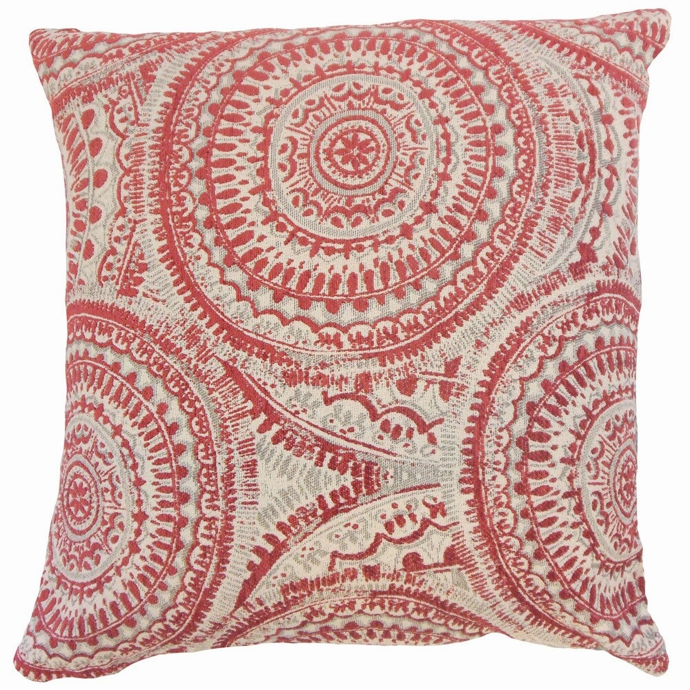 Chione Graphic Euro Sham Cherry pillowcases,cotton pillow covers,bed linen