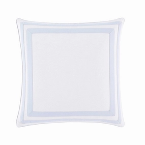 Christian Siriano Soft Floral Border European Sham - N/A pillowcases,cotton pillow covers,bed linen