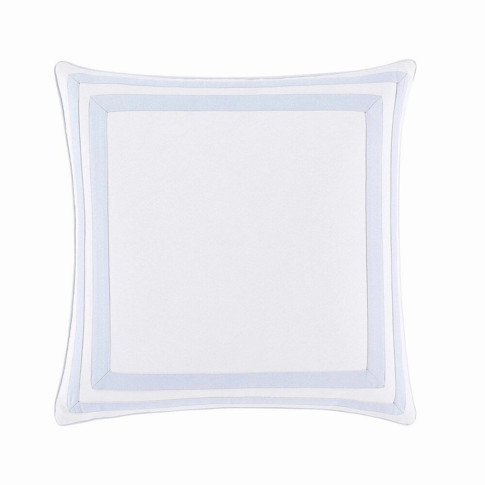 Christian Siriano Soft Floral Border European Sham - N/A pillowcases,cotton pillow covers,bed linen