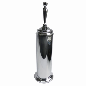 Chrome Finish Toilet Brush by Elegant Home Fashions Toilet Brush,Bathroom Cleaner