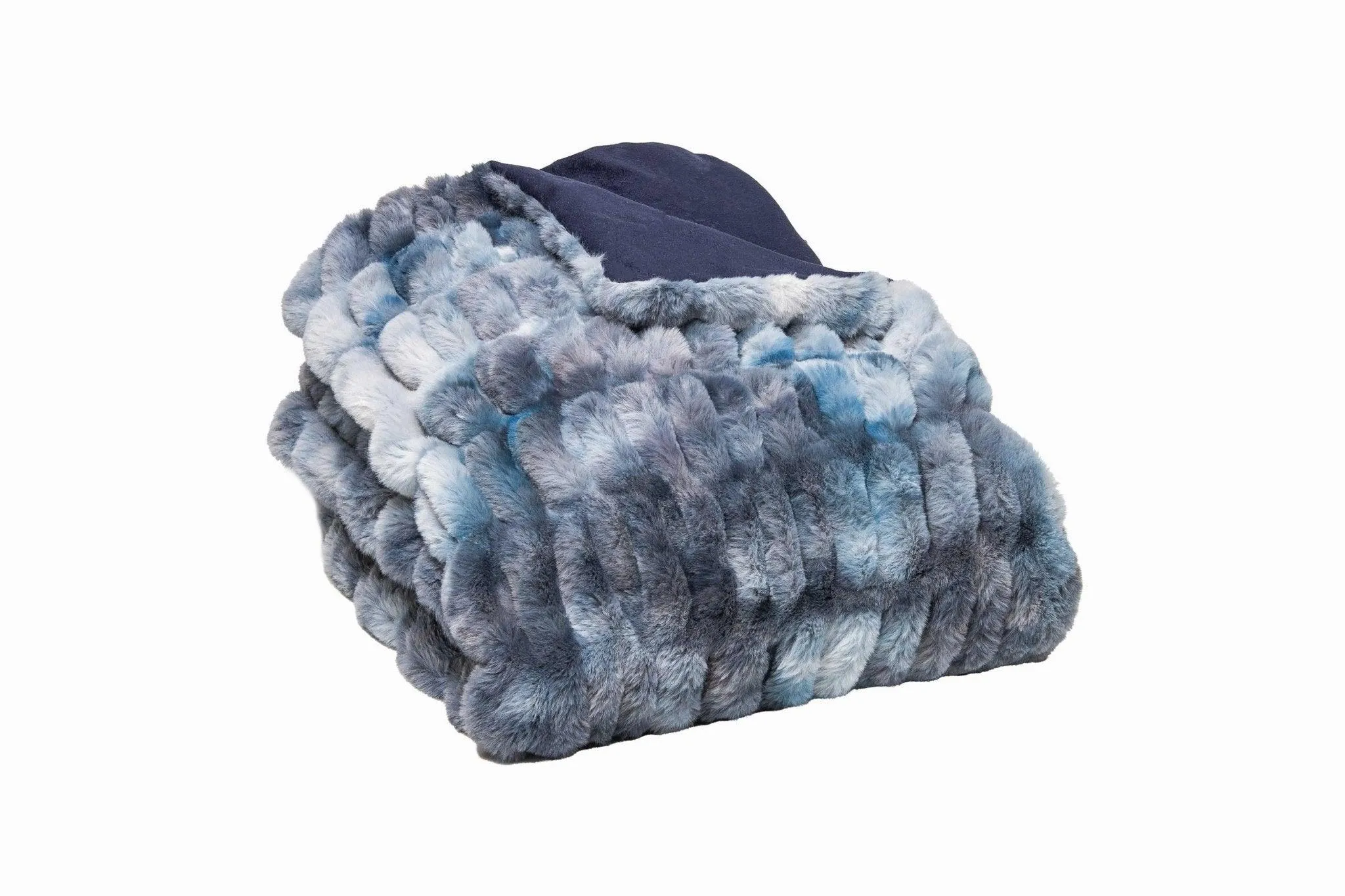 Chunky Faux Fur Throw Blanket